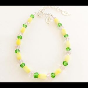 Calla Bracelet — Adjustable Handmade Silver-Plated Bracelet